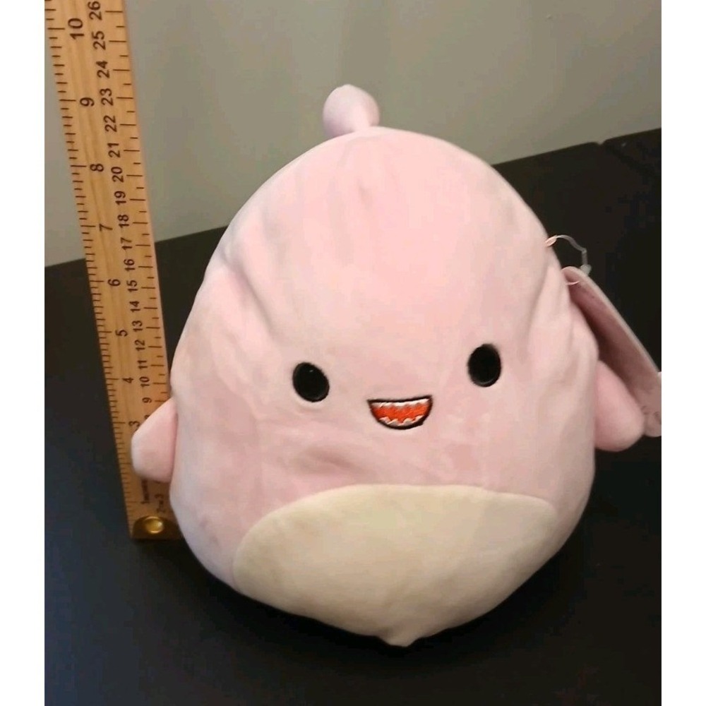 Squishmallows Selene Shark Pink 8 Inch Plush Kellytoy NWT Soft Stuffed Toy - Picture 6 of 6